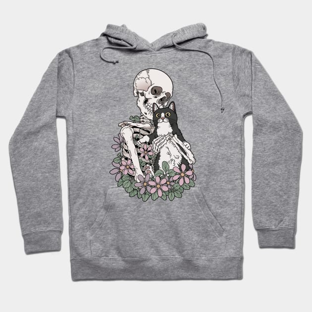 You & Me, Tuxedo Cat! Hoodie by tiina menzel